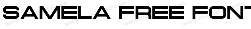 SAMELA FREE FONT字体转换